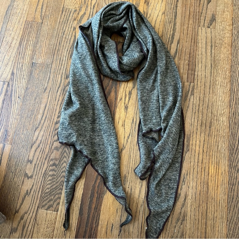 Late Sunday Afternoon briwn Women's Lightweight Knit Scarf Wrap